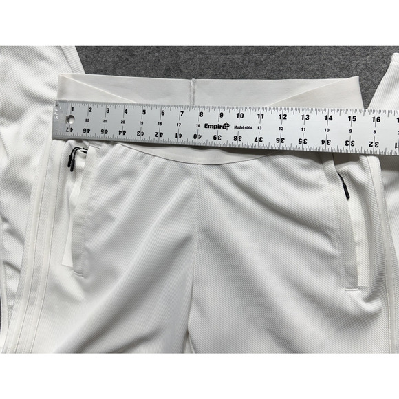 Adidas Pants Mens Medium White Tiro Training Soccer Joggers Climacool AZ3077 - Picture 3 of 16